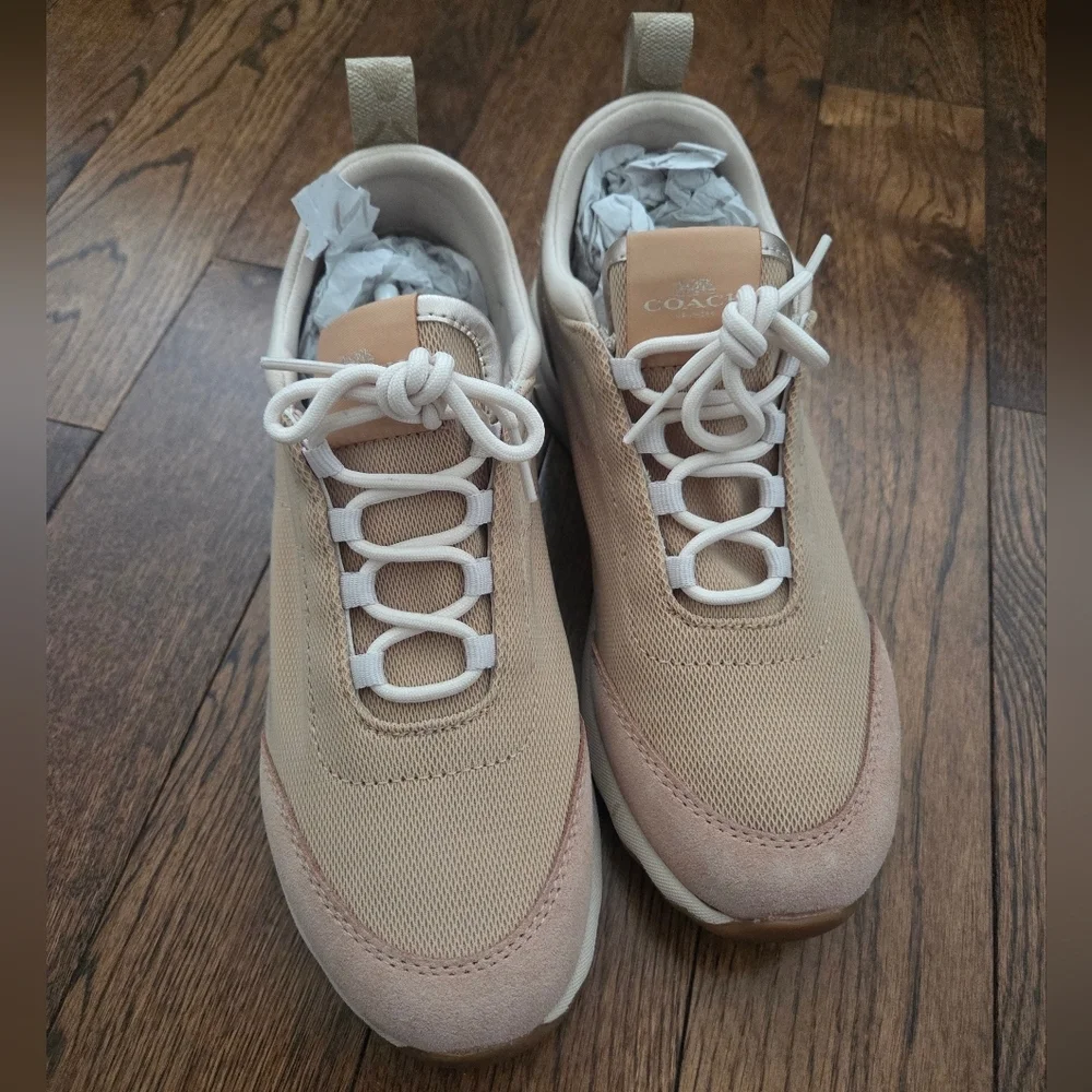 Coach C147 Runner Sneakers In Beechwood Size 6.5